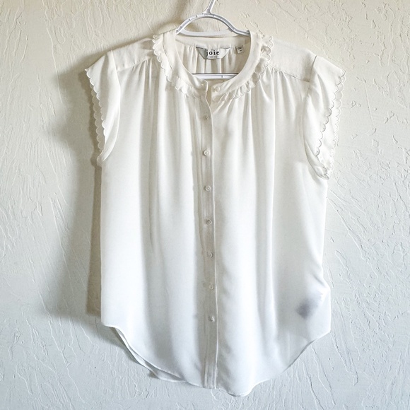 Joie 100% Silk Women's Calais Short Sleeve Top - Picture 1 of 5